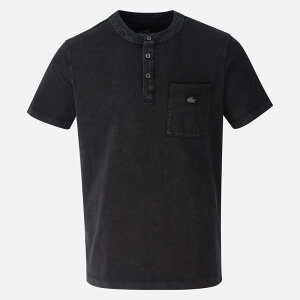 �\���O�b�h ���f�B�[�X �g�b�v�X T�V���c ���B���e�[�W Men's Thorogood Workwear Pocket Henley Vintage Washort Sleeve Shirt Black �u���b�N