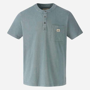 �\���O�b�h ���f�B�[�X �g�b�v�X T�V���c ���B���e�[�W Men's Thorogood Workwear Pocket Henley Vintage Washort Sleeve Shirt Goblet Blue �u���[