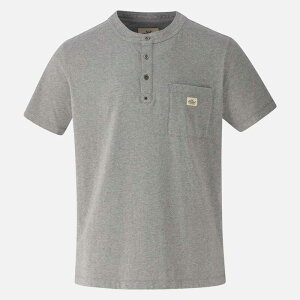 �\���O�b�h ���f�B�[�X �g�b�v�X T�V���c ���B���e�[�W Men's Thorogood Workwear Pocket Henley Vintage Washort Sleeve Shirt Midlight Heather Gray �O���[