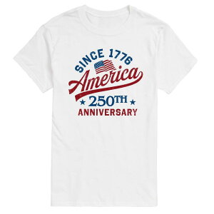 �A�j���L�����N�^�[ ���f�B�[�X �g�b�v�X T�V���c �O���t�B�b�N Licensed Character Men's America 250th Anniversary Graphic Tee White �z���C�g