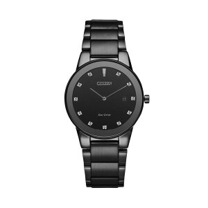 �V�`�Y�� ���f�B�[�X �A�N�Z�T���[ �r���v T�V���c Citizen Eco-Drive Men's Axiom Diamond Stainlessteel Watch - AU1065-58G Black �u���b�N