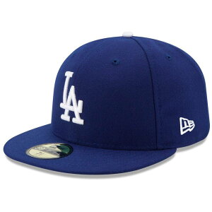 �j���[�G�� ���f�B�[�X �A�N�Z�T���[ �X�q Men's New Era Royalos Angeles Dodgers Authenticollection Field 59FIFTY Performance Fitted Hat Lad Blue �u���[