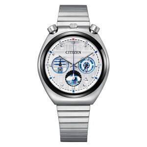 �V�`�Y�� ���f�B�[�X �A�N�Z�T���[ �r���v T�V���c Citizen Men's Tsuno Star Wars R2-D2 Stainlessteel Bracelet Watch - AN3666-51A Silver �V���o�[