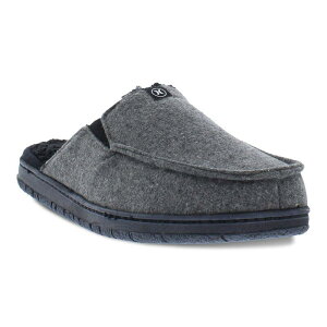 �n�[���[ ���f�B�[�X �V���[�Y �T���_�� Hurley Relay3 Men'slip-On Moccasin Slippers Gray �O���[