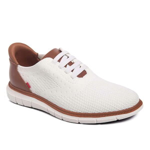 �}�[�N�W���Z�t�j���[���[�N ���f�B�[�X �V���[�Y �I�b�N�X�t�H�[�h ���b�V�� Marc Joseph New York Charles Ave Mens Hands-Free Slip On Technology Lightweight Mesh Oxfords White �z���C�g
