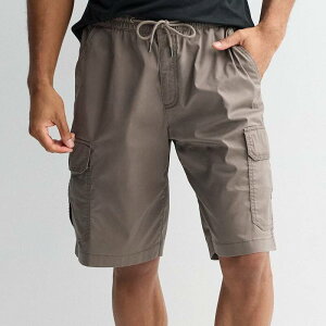 �\�m�} ���f�B�[�X �{�g���X �n�[�t�p���c�E�V���[�c �V���[�g�p���c Men'sonoma Goods For Life 10-Inch Pull-On Cargo Shorts Taupe �g�[�v