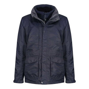 ���K�b�^ ���f�B�[�X �A�E�^�[ �W���P�b�g�E�u���]�� Regatta Mens Benson III 3-in-1 Breathable Jacket Navy And Navy �l�C�r�[
