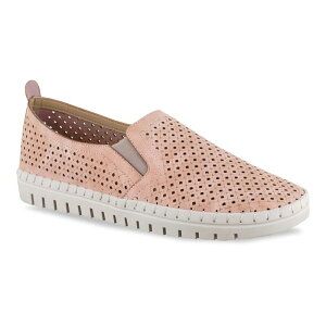 C[W[Xg[g fB[X V[Y T_ Xj[J[ Easy Street Fresh Women'slip-On Sneakers Blush ubV