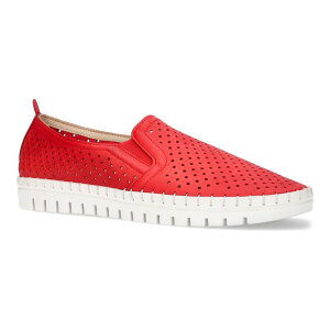 C[W[Xg[g fB[X V[Y T_ Xj[J[ Easy Street Fresh Women'slip-On Sneakers Red bh