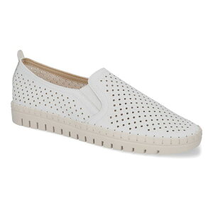 yz C[W[Xg[g fB[X T_ V[Y Easy Street Fresh Women's Slip-On Sneakers White