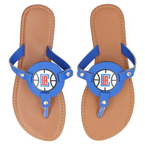 �A���u�����f�b�h ���f�B�[�X �V���[�Y �T���_�� ���S Unbranded Women's LA Clippers Die-Cut Logo Flip Flops Clp Blue �u���[