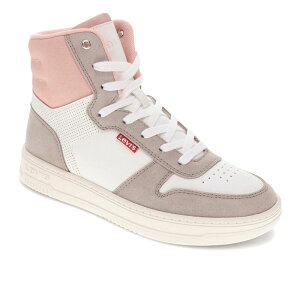 [oCX fB[X V[Y Xj[J[ Levi's Drive Hi 2 Women's Hightop Sneakers Winter White Taupe zCg