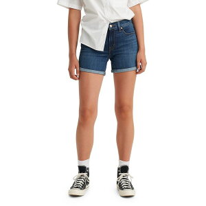 ���[�o�C�X ���f�B�[�X �{�g���X �n�[�t�p���c�E�V���[�c �V���[�g�p���c Women's Levi's Mid-Length Jean Shortstop The Confusion