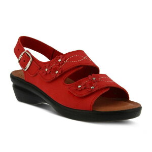 �X�v�����O�X�e�b�v ���f�B�[�X �V���[�Y �T���_�� Flexus by Spring Step Ceri Women'slingback Sandals Red ���b�h