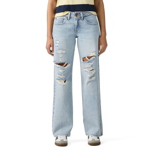 ���[�o�C�X ���f�B�[�X �{�g���X �f�j���p���c �W�[���Y Levi's Women's Levi �f superlow Loose Straight-Leg Jeans Dont Miss