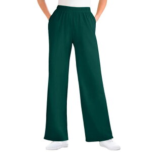 �E�[�}�� �E�B�Y�C�� ���f�B�[�X �{�g���X �J�W���A���p���c �v���X�T�C�Y �j�b�g Woman Within Plusize 7-Day Knit Wide-Leg Pull-On Pants Emerald Green �O���[��