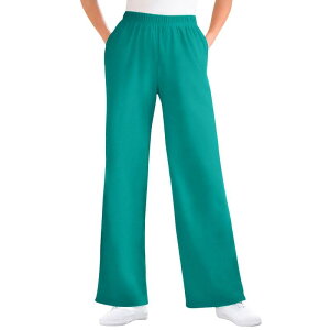 �E�[�}�� �E�B�Y�C�� ���f�B�[�X �{�g���X �J�W���A���p���c �v���X�T�C�Y �j�b�g Woman Within Plusize 7-Day Knit Wide-Leg Pull-On Pants Waterfall