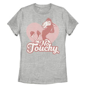 �f�B�Y�j�[ ���f�B�[�X �g�b�v�X T�V���c Disney's Emperor's New Groove Kuzco Juniors' No Touchy Tee Athletic Heather �w�U�[
