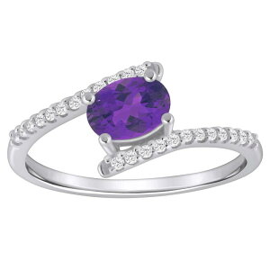Alyson Layne ���f�B�[�X �A�N�Z�T���[ �����O Alyson Layne 10k Gold Lab-Grown Diamond Accent & Gemstone Ring Amethyst �S�[���h
