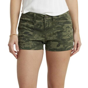 ���j�I���x�C ���f�B�[�X �{�g���X �n�[�t�p���c�E�V���[�c �V���[�g�p���c Juniors' UNIONBAY Delaney Stretch Twill Shorts Camo