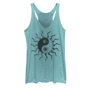 �A���u�����f�b�h ���f�B�[�X �g�b�v�X T�V���c Unbranded Juniors' Sun Moon Yangalactic Tank Top Tahiti Blue �u���[