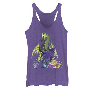 �f�B�Y�j�[ ���f�B�[�X �g�b�v�X T�V���c �O���t�B�b�N Disney'sleeping Beauty Juniors' Maleficent Dragon Graphic Tank Topurple Heather �w�U�[