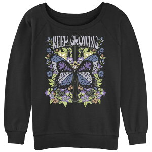 �A���u�����f�b�h ���f�B�[�X �g�b�v�X T�V���c �p�C�� Unbranded Juniors' Keep Growing Slouchy Terry Pullover Black �u���b�N