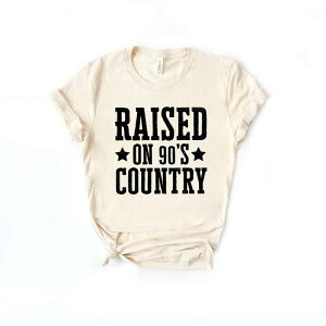 Simply Sage Market ���f�B�[�X �g�b�v�X T�V���c �O���t�B�b�N Simply Sage Market Raised On 90s Country Short Sleeve Graphic Tee Cream �N���[��