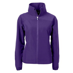 �J�b�^�[�A���h�o�b�N ���f�B�[�X �A�E�^�[ �W���P�b�g�E�u���]�� �j�b�g Cutter & Buck Charter Eco Knit Recycled Womens Full-Zip Jacket College Purple �p�[�v��