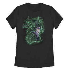 �f�B�Y�j�[ ���f�B�[�X �g�b�v�X T�V���c Disney'sleeping Beauty Maleficent Dark Magic Juniors' Tee Black �u���b�N
