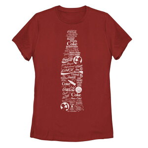�A�j���L�����N�^�[ ���f�B�[�X �g�b�v�X T�V���c Licensed Character Juniors' Coca Cola Collectable Coke Tee Red ���b�h