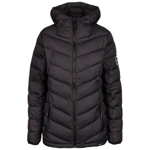 �g���X�p�X ���f�B�[�X �A�E�^�[ �W���P�b�g�E�u���]�� Trespass Womens/Ladies Tonya DLX ECO Padded Jacket Black �u���b�N