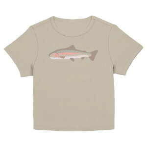 �A�j���L�����N�^�[ ���f�B�[�X �g�b�v�X T�V���c �O���t�B�b�N Licensed Character Juniors' Trout Art Graphic Tee Plaza Taupe �g�[�v