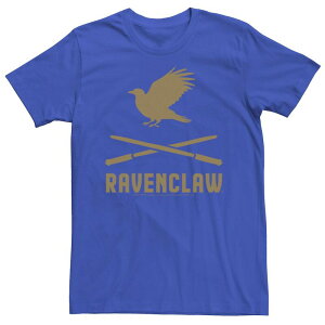 �A�j���L�����N�^�[ ���f�B�[�X �g�b�v�X T�V���c ���S Licensed Character Men's Harry Potteravenclaw Crossed Wands Logo Tee Royal