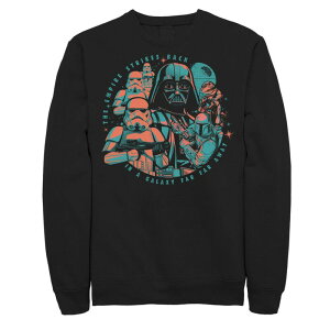 �X�^�[ �E�H�[�Y ���f�B�[�X �g�b�v�X T�V���c �X�E�F�b�g�[�� �G���p�C�A �t���[�X Big & Tall Disney'star Wars Thempire Strikes Back Bad Guys Fleece Sweatshirt Black �u���b�N