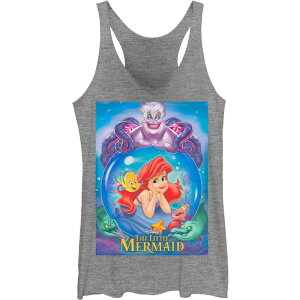 �f�B�Y�j�[ ���f�B�[�X �g�b�v�X T�V���c Juniors' Disney's The Little Mermaid Ariel & Ursula Tank Top Gray Heather �O���[