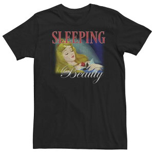 �f�B�Y�j�[ ���f�B�[�X �g�b�v�X T�V���c �g�[�� Big & Tall Disney Sleeping Beauty Aurora Classic Portraitee Black �u���b�N
