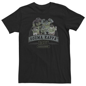 �f�B�Y�j�[ �s�N�T�[ ���f�B�[�X �g�b�v�X T�V���c �g�[�� Big & Tall Disney / Pixar Monsters University Oozma Kappa Group Tee Black �u���b�N