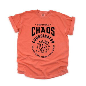 Simply Sage Market ���f�B�[�X �g�b�v�X T�V���c Simply Sage Market Official Chaos Coordinator Garment Dyed Tees Bright Salmon �T�[����