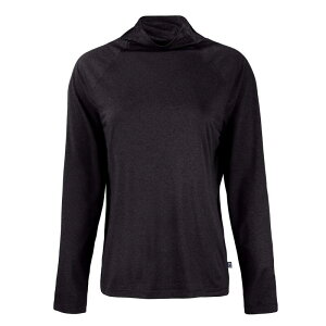 �J�b�^�[�A���h�o�b�N ���f�B�[�X �g�b�v�X T�V���c �X�^���h�l�b�N Cutter & Buck Coastlinepicomfort Womens Eco Funnel Neck Black �u���b�N