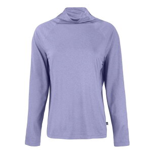 �J�b�^�[�A���h�o�b�N ���f�B�[�X �g�b�v�X T�V���c �X�^���h�l�b�N Cutter & Buck Coastlinepicomfort Womens Eco Funnel Neck Hyacinth