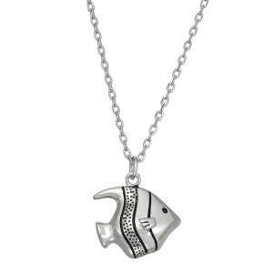 Aufbh fB[X ANZT[ lbNXE`[J[Ey_ggbv [X Unbranded Sterling Silver Fish Necklace Sterling Vo[