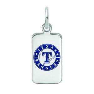 yz SA[g fB[X uXbgEoOEANbg ANZT[ LogoArt Sterling Silver Texas Rangers Enameled Tag Pendant Sterling Silver