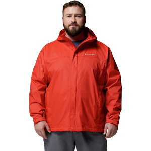�R�����r�A ���f�B�[�X �A�E�^�[ �W���P�b�g�E�u���]�� �g�[�� Big & Tall Columbia Watertight II Omni-Techooded Packable Jacket Super Sonic
