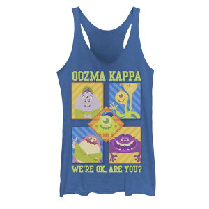 �f�B�Y�j�[ �s�N�T�[ ���f�B�[�X �g�b�v�X T�V���c Disney / Pixar Juniors' Disney/Pixar Monsters University Oozma Kappa Tank Top Royal Heather �w�U�[