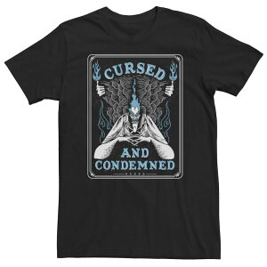 �f�B�Y�j�[ ���f�B�[�X �g�b�v�X T�V���c �g�[�� Big & Tall Disney Hercules Hades Cursed And Condemned Poster Tee Black �u���b�N