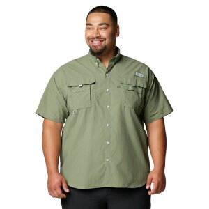 �R�����r�A ���f�B�[�X �g�b�v�X T�V���c �g�[�� Men's Big & Tall Columbia Bahama II Shirt Cypress