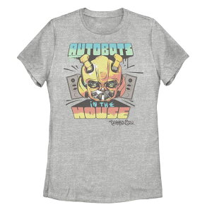 �A�j���L�����N�^�[ ���f�B�[�X �g�b�v�X T�V���c �O���t�B�b�N Licensed Character Juniors' Transformers Rise of the Beasts Bumblebee Autobots in the House Graphic Tee Athletic Heather �w�U�[