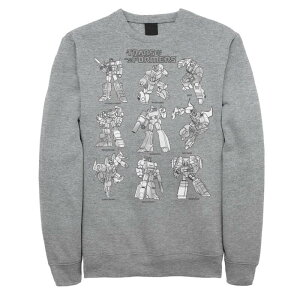 �A�j���L�����N�^�[ ���f�B�[�X �g�b�v�X T�V���c �X�E�F�b�g�[�� �t���[�X Licensed Character Big & Tall Transformers Textbook Poster Fleece Sweatshirt Athletic Heather �w�U�[