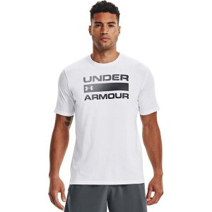 �A���_�[�A�[�}�[ ���f�B�[�X �g�b�v�X T�V���c �g�[�� ���S Big & Tall Under Armour Team Issue Logo Tee White �z���C�g